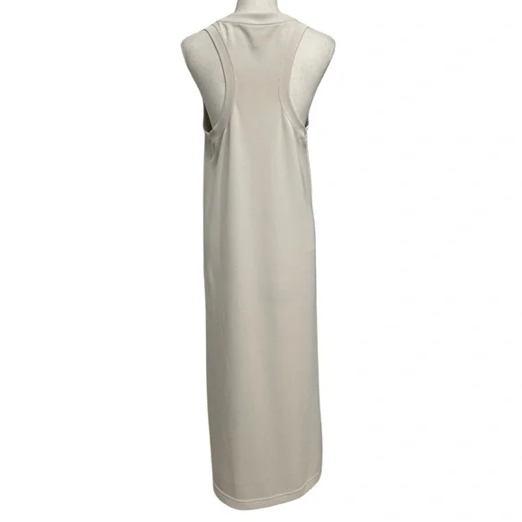 Lululemon Ease of it All V-Neck Midi Dress SZ 8 White Opal Athleisure Casual GUC - Picture 10 of 11